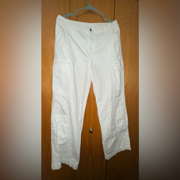White Baggy Jeans - Picture 1 of 5